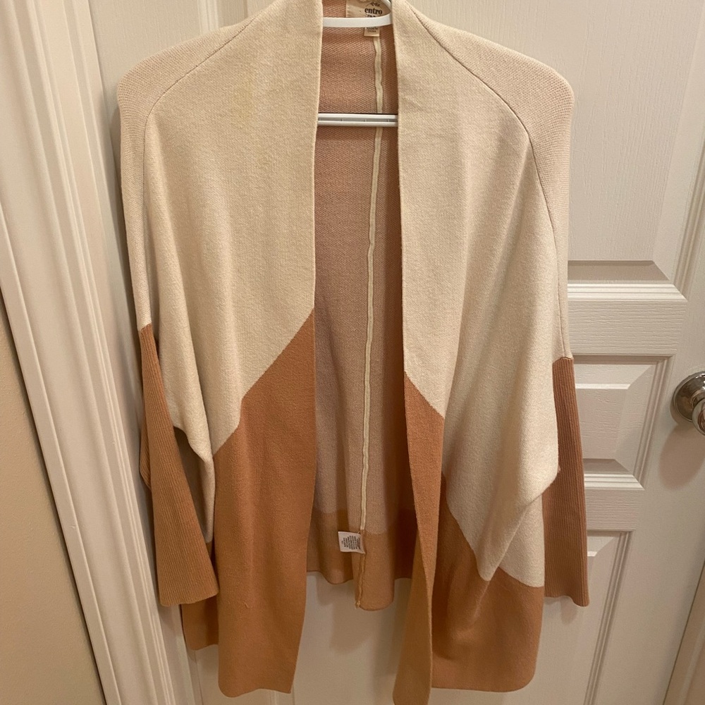Colorblock cardigan